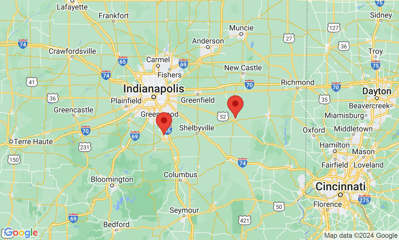 Indianapolis Serivce Area Map